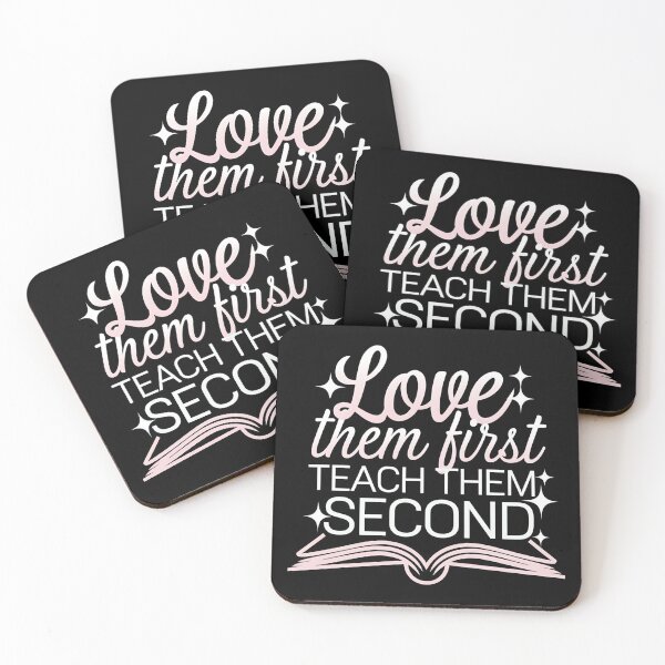 Item preview, Love Them First, Teach Them Second Teacher valentines - A perfect gift for teachers, educators, and mentors who want to celebrate the love and dedication they put into teaching every day. designed and sold by ZyziowskyArt.