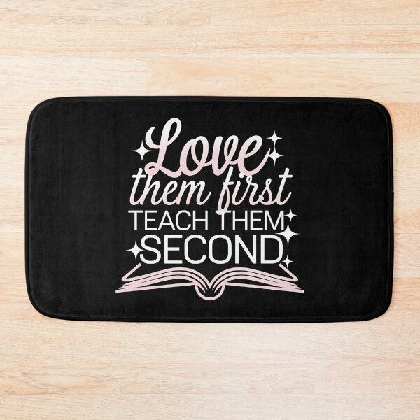 Item preview, Love Them First, Teach Them Second Teacher valentines - A perfect gift for teachers, educators, and mentors who want to celebrate the love and dedication they put into teaching every day. designed and sold by ZyziowskyArt.