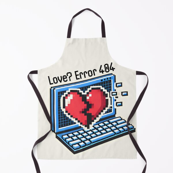 Item preview, Love? Error 404 - Pixel style art - Love Pun designed and sold by Dantin.