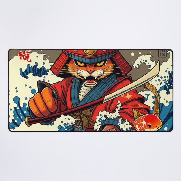 Item preview, Samurai kitty designed and sold by Roxburylane.