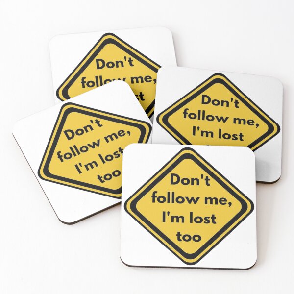 Item preview, I'm Lost Too Humor Graphic Sticker designed and sold by socialarmour.
