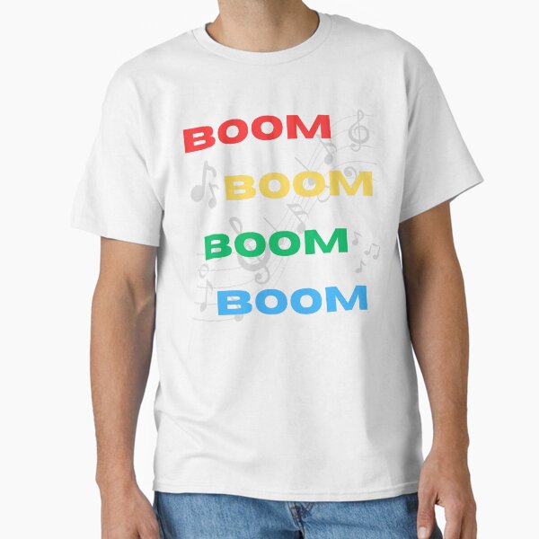Item preview, BOOM BOOM (color version, clear background) designed and sold by SayItAgainStore.