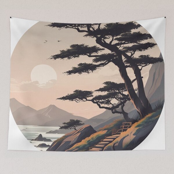 Item preview, Japan landscape designed and sold by Only Good Vibes.