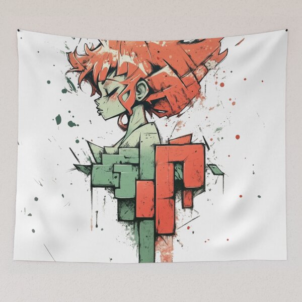 Item preview, Manga style Graffiti Girl. designed and sold by Shoot-The-Moon.