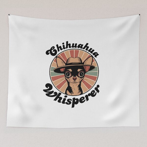 Item preview, Chihuahua Whisperer - This funny gift is perfect for Chihuahua lovers, dog owners, and retro style fans. designed and sold by ZyziowskyArt.