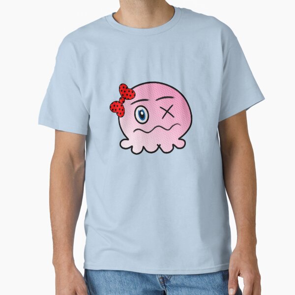 Cartoonish Jellyfish with a Bow on its Head Classic T-Shirt