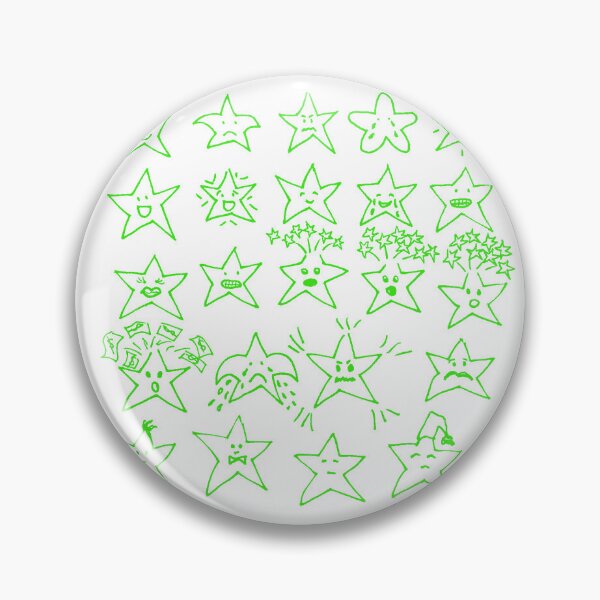 Item preview, Star Emoji Series Neon Green designed and sold by MagentaTwilight.