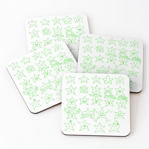 Item preview, Star Emoji Series Neon Green designed and sold by MagentaTwilight.