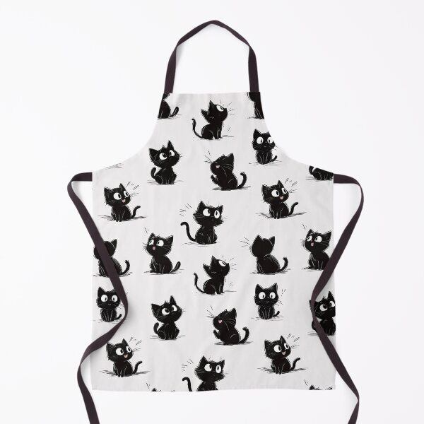 Item preview, Black cat funny character. bold black kitten designed and sold by Milatoo.