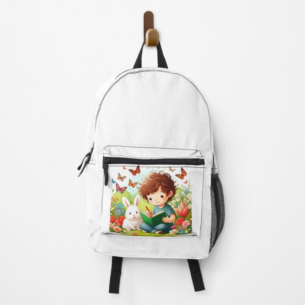 Item preview, The boy who writes a diary and the cute bunny designed and sold by Dogandesighn.