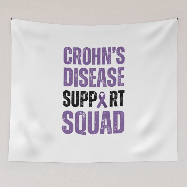 Item preview, Crohn's Disease Awareness Crohn's Disease Support Squad designed and sold by snowry.