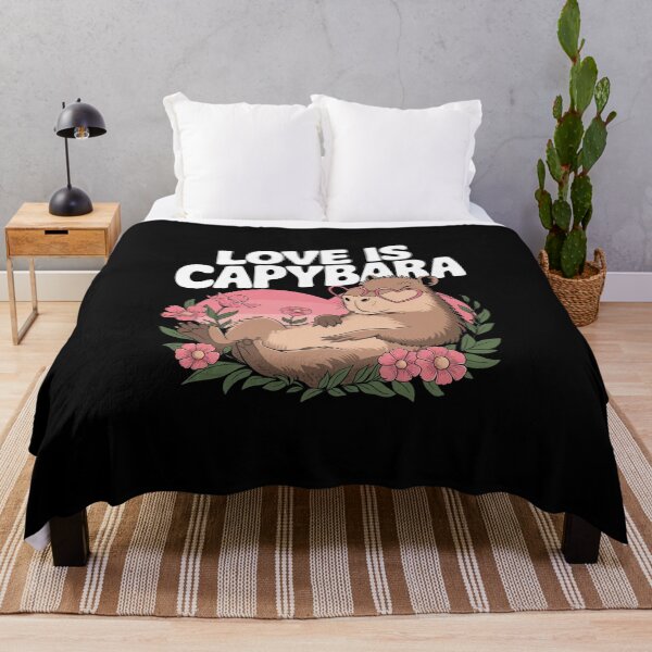 Item preview, Love is Capybara - Capybara Valentine designed and sold by MagicWander.