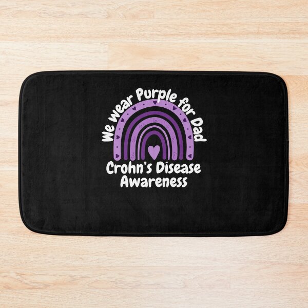 Item preview, We Wear purple for Dad cute Crohn's Disease awareness designed and sold by snowry.