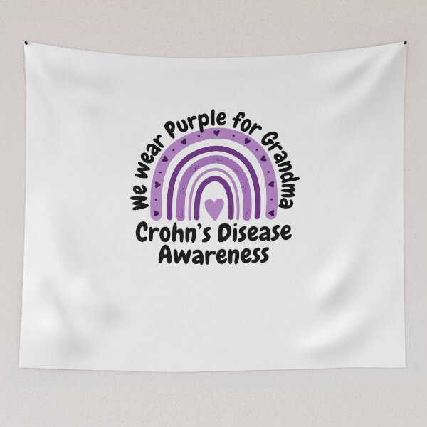 Item preview, We Wear purple for Grandma cute Crohn's Disease awareness designed and sold by snowry.
