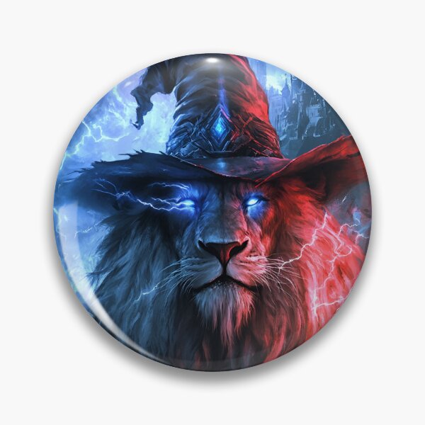 Item preview, Dark Fantasy Lion Mage designed and sold by RockFireMerch.