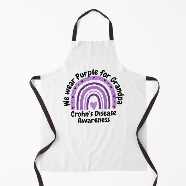 Item preview, Crohn's Disease awareness We Wear purple for Grandpa cute designed and sold by snowry.