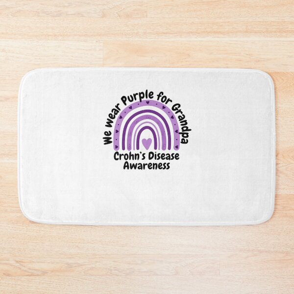 Item preview, Crohn's Disease awareness We Wear purple for Grandpa cute designed and sold by snowry.