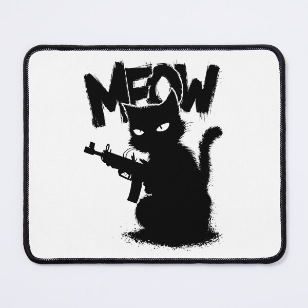 Item preview, MEOW designed and sold by Angry Swan Designs.