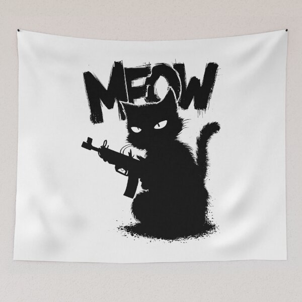 Item preview, MEOW designed and sold by Angry Swan Designs.