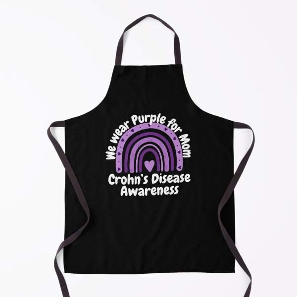 Item preview, We Wear purple for Mom Crohn's Disease awareness cute designed and sold by snowry.