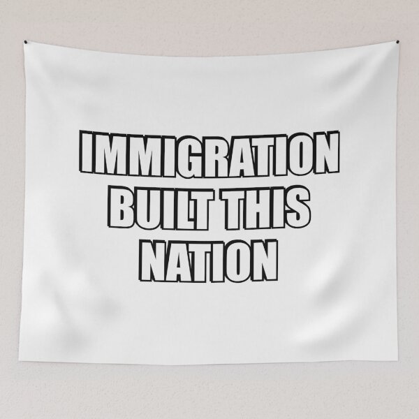 Item preview, Immigration Built This Nation  - support immigration designed and sold by Inspirationmotivation.