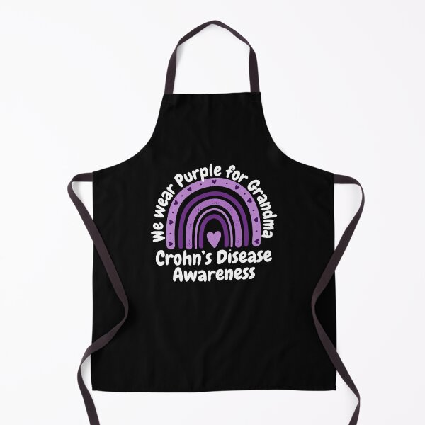 Item preview, We Wear purple for Grandma Crohn's Disease awareness rainbow designed and sold by snowry.