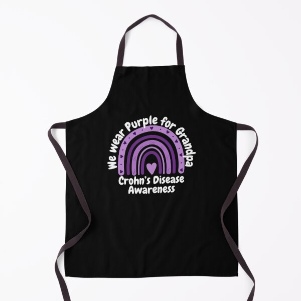 Item preview, We Wear purple for Grandpa cute Crohn's Disease awareness designed and sold by snowry.
