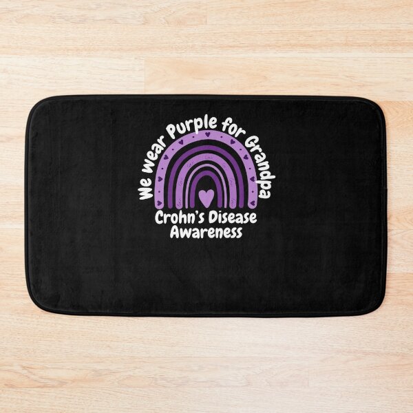 Item preview, We Wear purple for Grandpa cute Crohn's Disease awareness designed and sold by snowry.