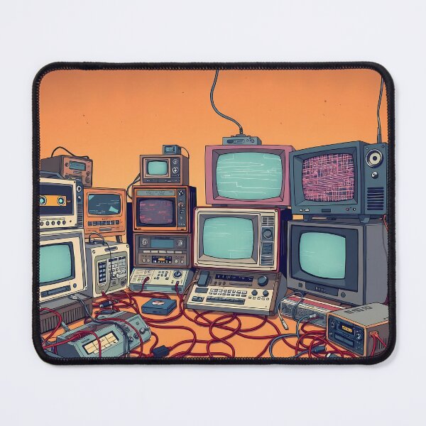 Item preview, Vintage Tech Collage Obsolete Gadgets Retro Electronics Historic designed and sold by ART ATTACK ZONE.