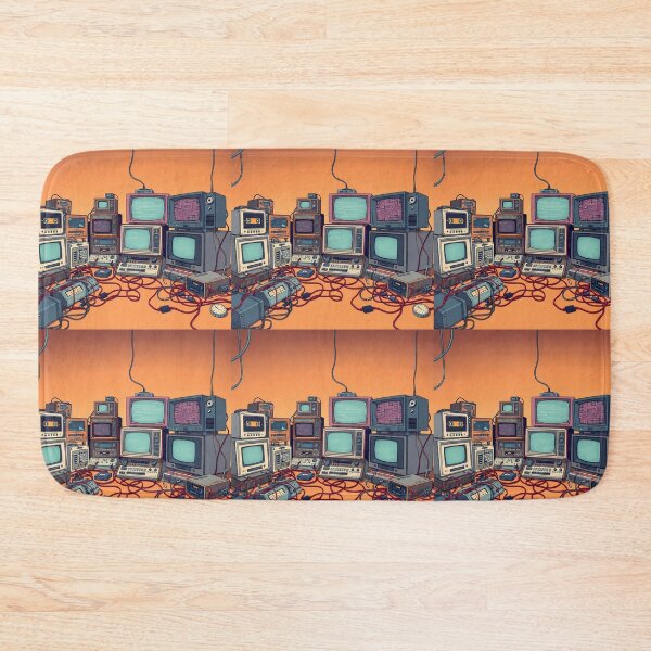 Item preview, Vintage Tech Collage Obsolete Gadgets Retro Electronics Historic designed and sold by ART ATTACK ZONE.