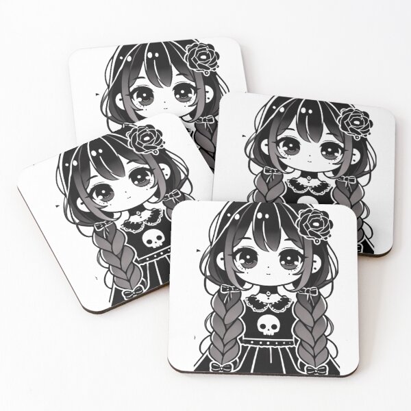 Item preview, Chibi Gothic Girl – Inspired by Wednesday (Netflix) designed and sold by EllsLittleStore.