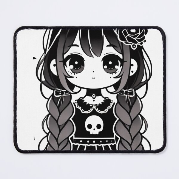 Item preview, Chibi Gothic Girl – Inspired by Wednesday (Netflix) designed and sold by EllsLittleStore.