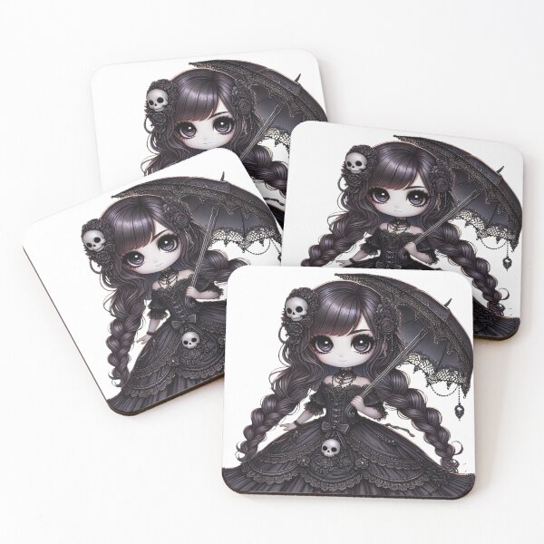 Item preview, Gothic Chibi Princess – Inspired by Wednesday (Netflix) designed and sold by EllsLittleStore.