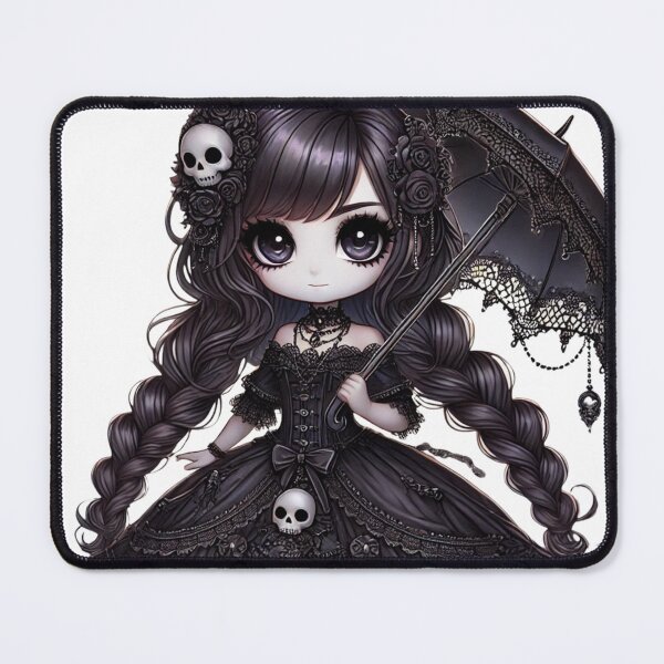 Item preview, Gothic Chibi Princess – Inspired by Wednesday (Netflix) designed and sold by EllsLittleStore.