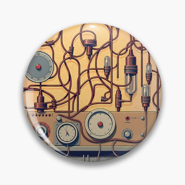 Item preview, Analog Tech Collage Obsolete Gadgets Retro Electronics Historic designed and sold by ART ATTACK ZONE.