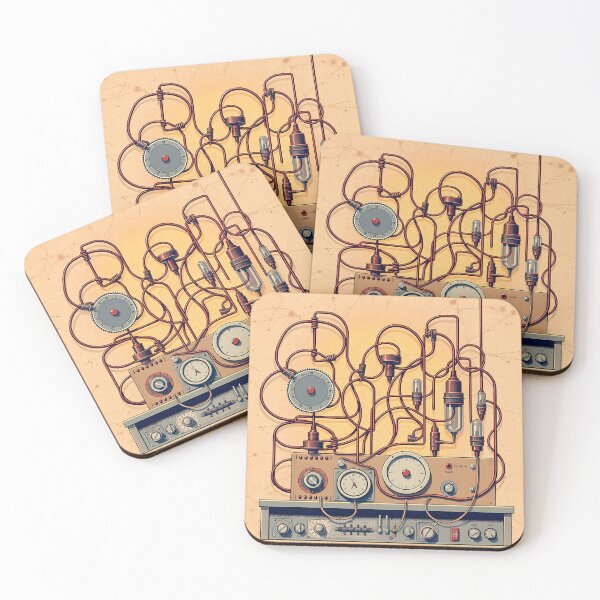 Item preview, Analog Tech Collage Obsolete Gadgets Retro Electronics Historic designed and sold by ART ATTACK ZONE.