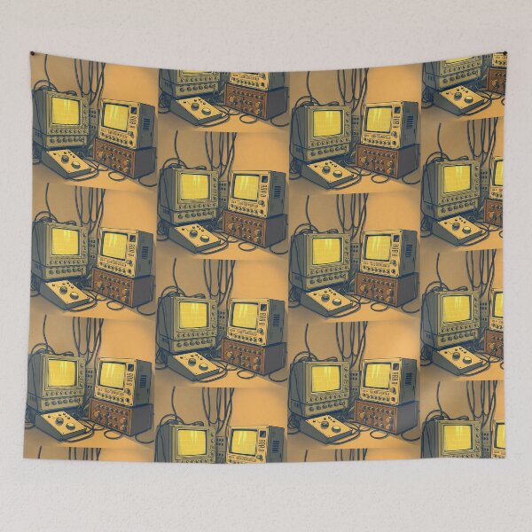 Item preview, Old Tech Collage Obsolete Gadgets Retro Electronics Historic designed and sold by ART ATTACK ZONE.