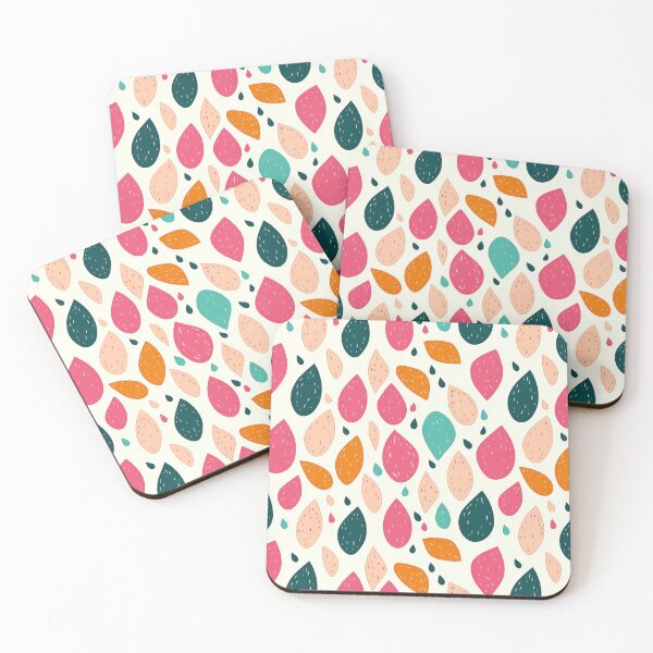 Item preview,  Pattern featuring whimsical foliage and playful drops designed and sold by MiraCleAI.