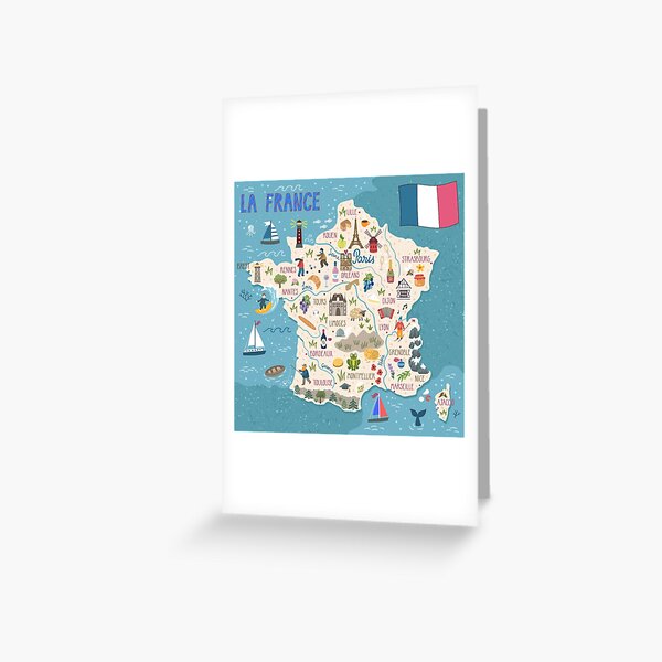 Artikel-Vorschau von Frankreich Karte, designt und verkauft von mattpanta.