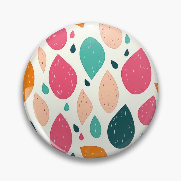 Item preview, Pattern featuring whimsical foliage and playful drops designed and sold by MiraCleAI.