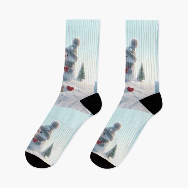 Item preview, Valentine's Day I love you two snowmen in the snow celebrate holiday of lovers designed and sold by JaroDesign2023.