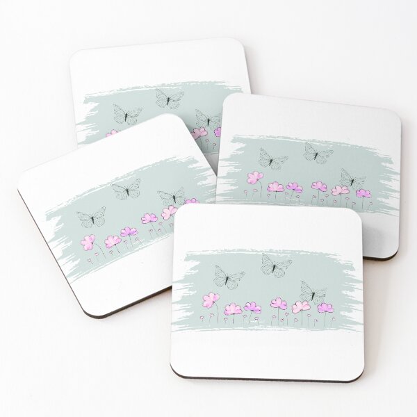 Item preview, Watercolor Butterflies and Flowers designed and sold by KA-Design-Art.