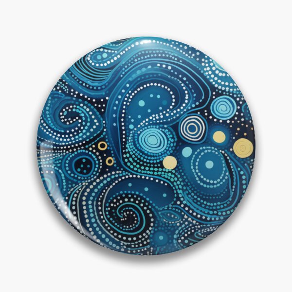 Item preview, Aboriginal Inspired Dot Art - Underwater World designed and sold by GrinGalore.