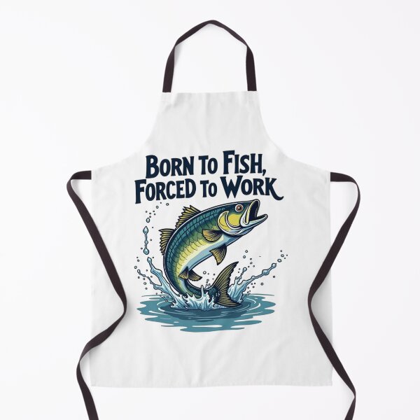 Item preview, Bass Fishing Born to fish Forced to work designed and sold by StreetArtPro.