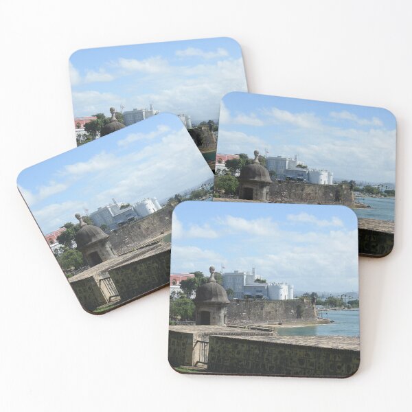 Item preview, Coastal View of Old San Juan designed and sold by TimelapTravel.