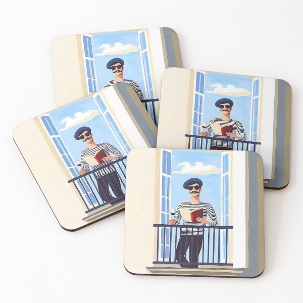 Item preview, French man with beret designed and sold by Ramona-Gliga.