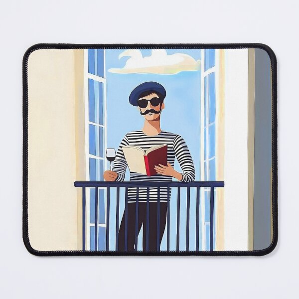 Item preview, French man with beret designed and sold by Ramona-Gliga.