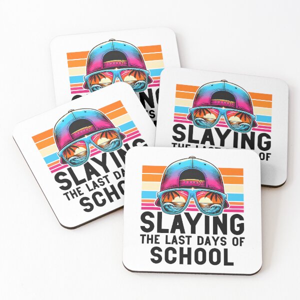 Item preview, Slaying the Last Days of School Cool Student Teacher Art designed and sold by Designer-Girl.