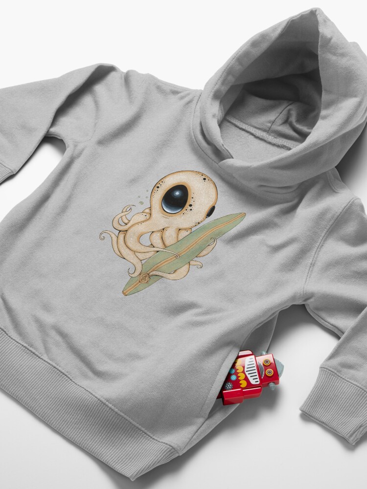 Alternate view of Surf's Up Toddler Pullover Hoodie