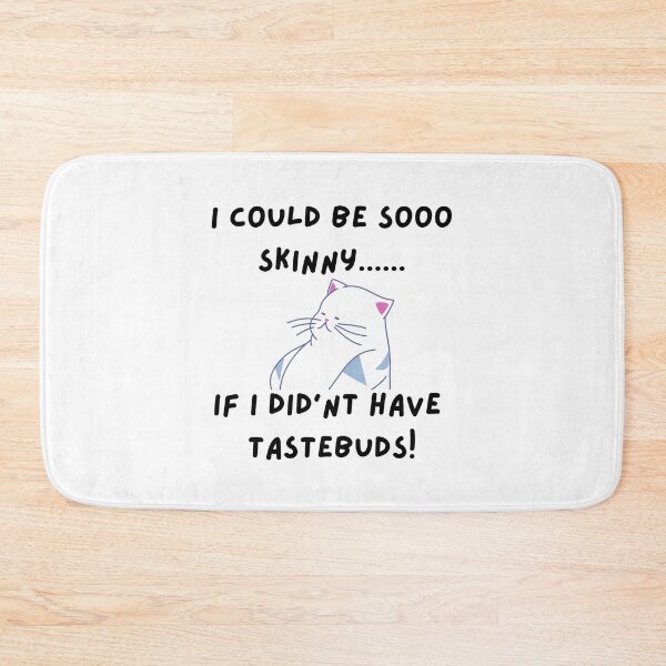 Item preview, Tragically Tasty, The Struggles of a Food-Loving Feline, cat, fat, funnyfits70, Humor, Funny, retro, vintage, funny quotes, animal humor, designed and sold by FunnyFits70.